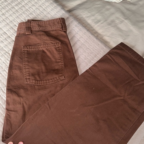 Sunday Best Pants - Chocolate Brown straight/wide leg pants